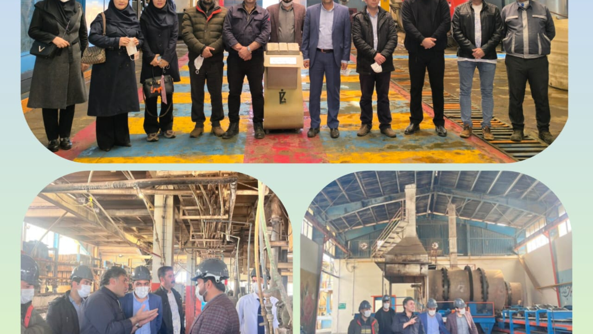 بازدید رئیس دانشگاه علمی کاربردی استان زنجان از شرکت خالص سازان